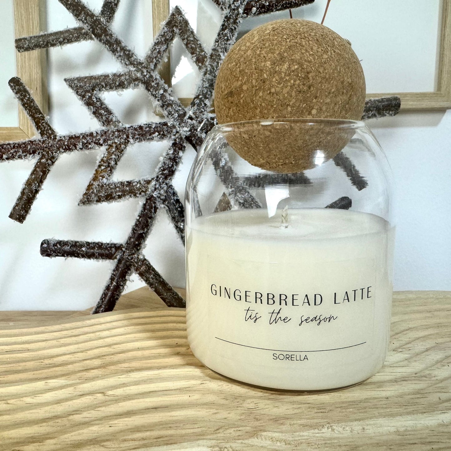 Gingerbread Latte Cork Candle