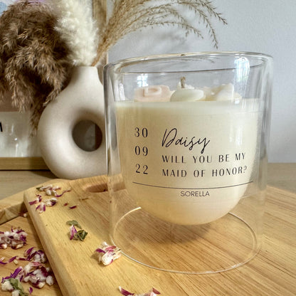 Bridesmaid Dome Candle