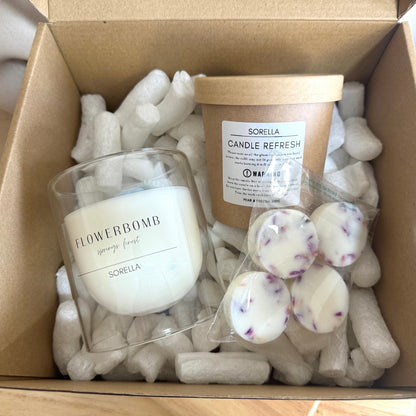 Flowerbomb Soy Wax Candle - Dome