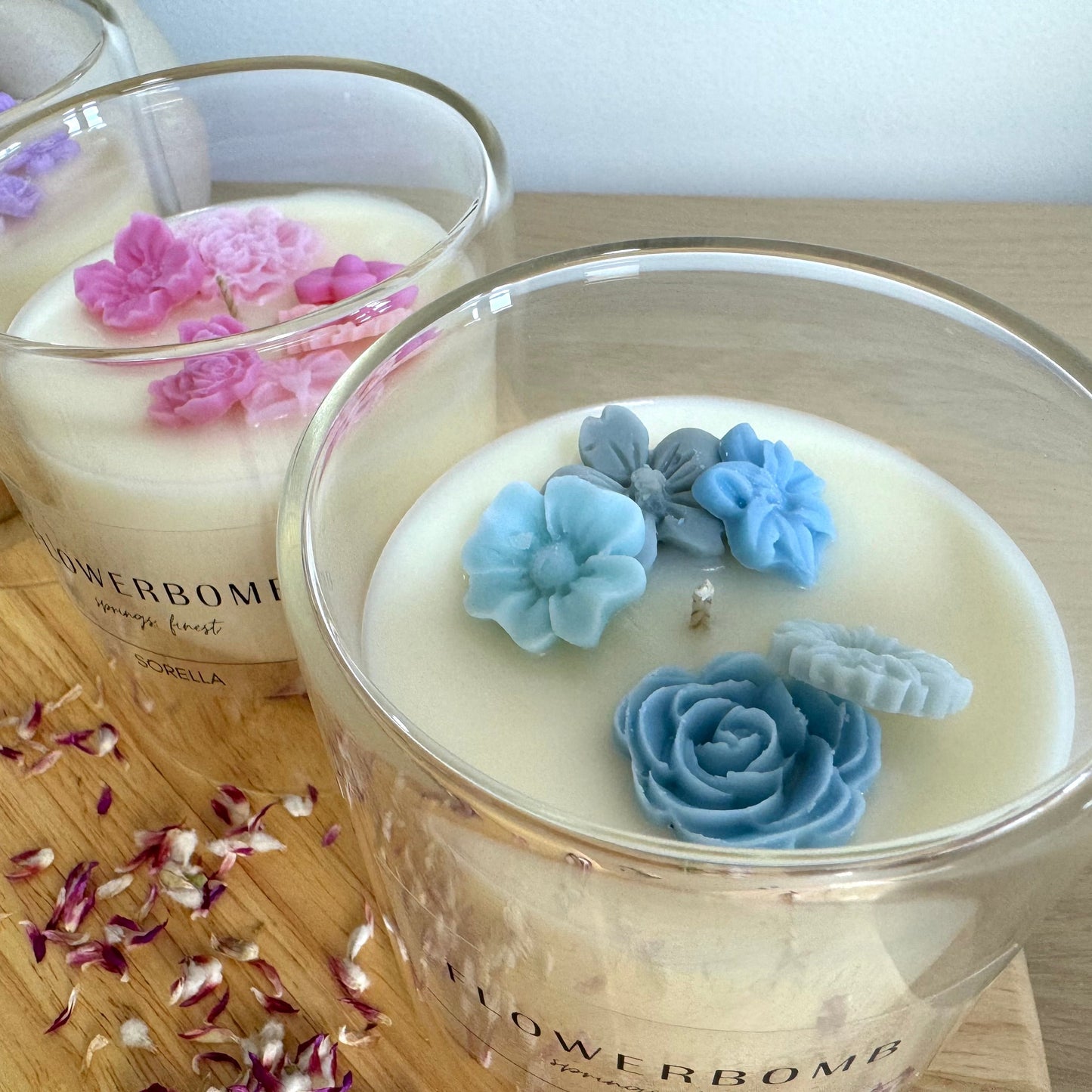 Flowerbomb Soy Wax Candle - Dome