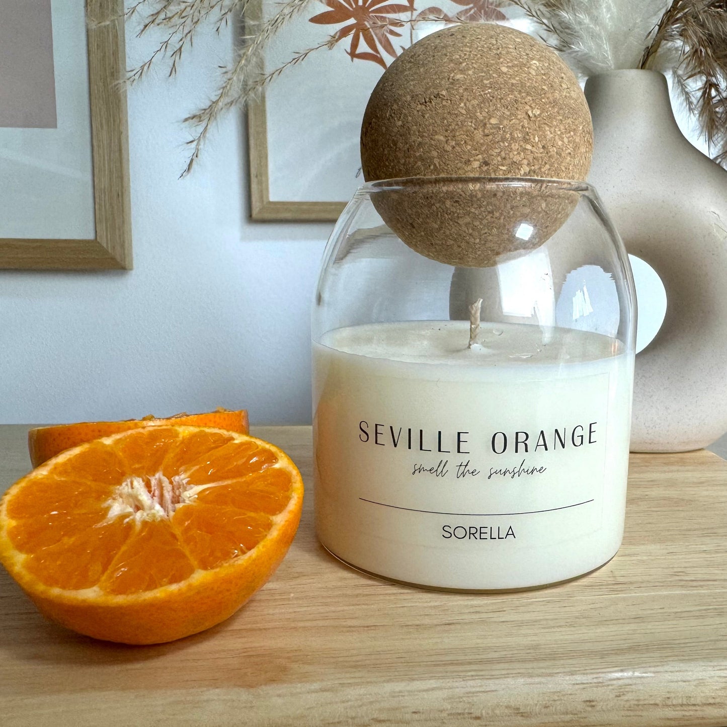 Seville Orange Soy Wax Candle - Cork