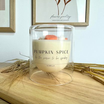 Pumpkin Spice Soy Wax Candle - Dome