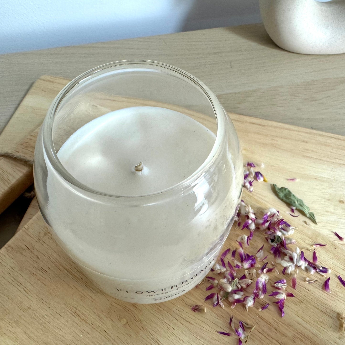 Flowerbomb Soy Wax Candle - Cork