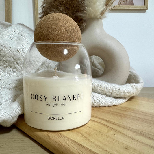 Cosy Blanket Soy Wax Candle - Cork