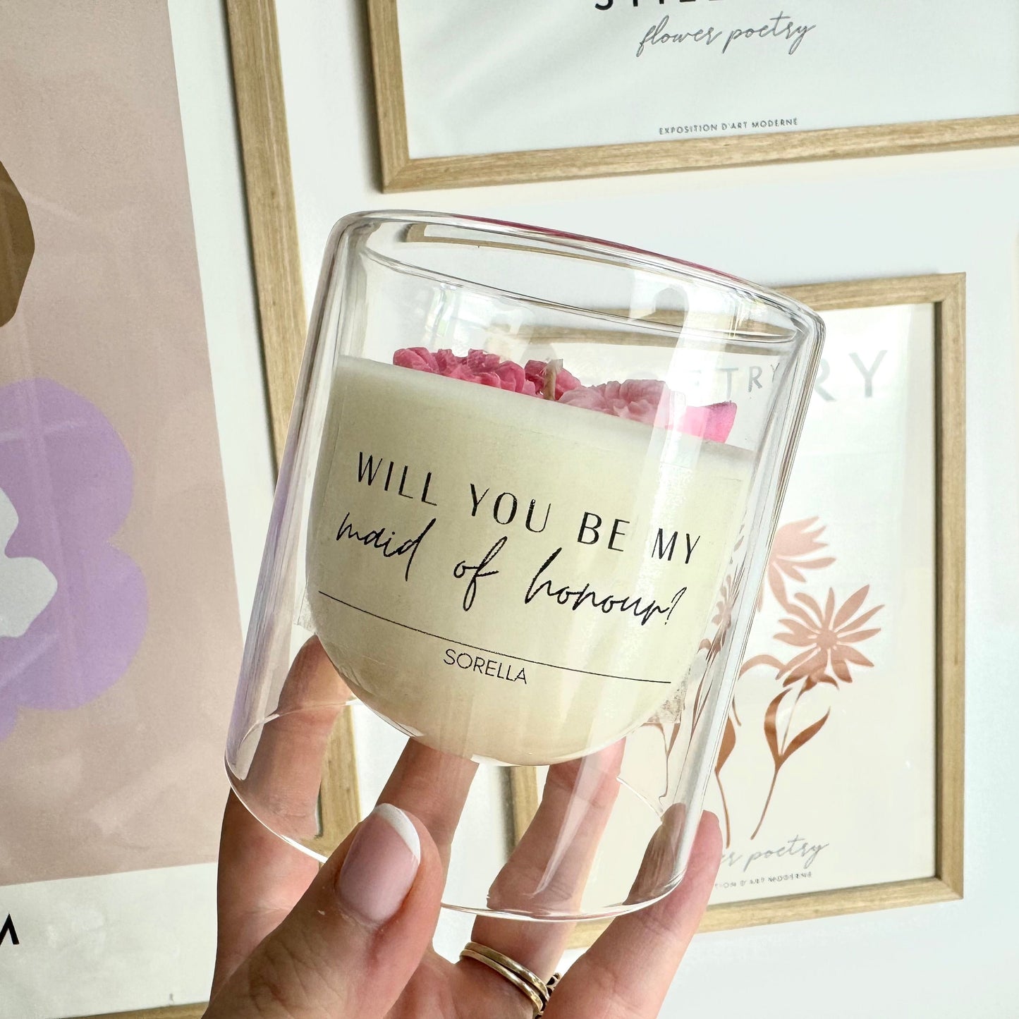 Bridesmaid Dome Candle