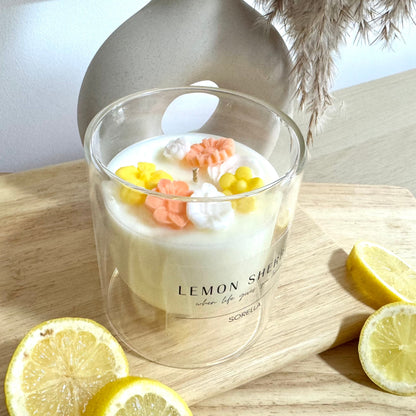 Lemon Sherbet Soy Wax Candle - Dome