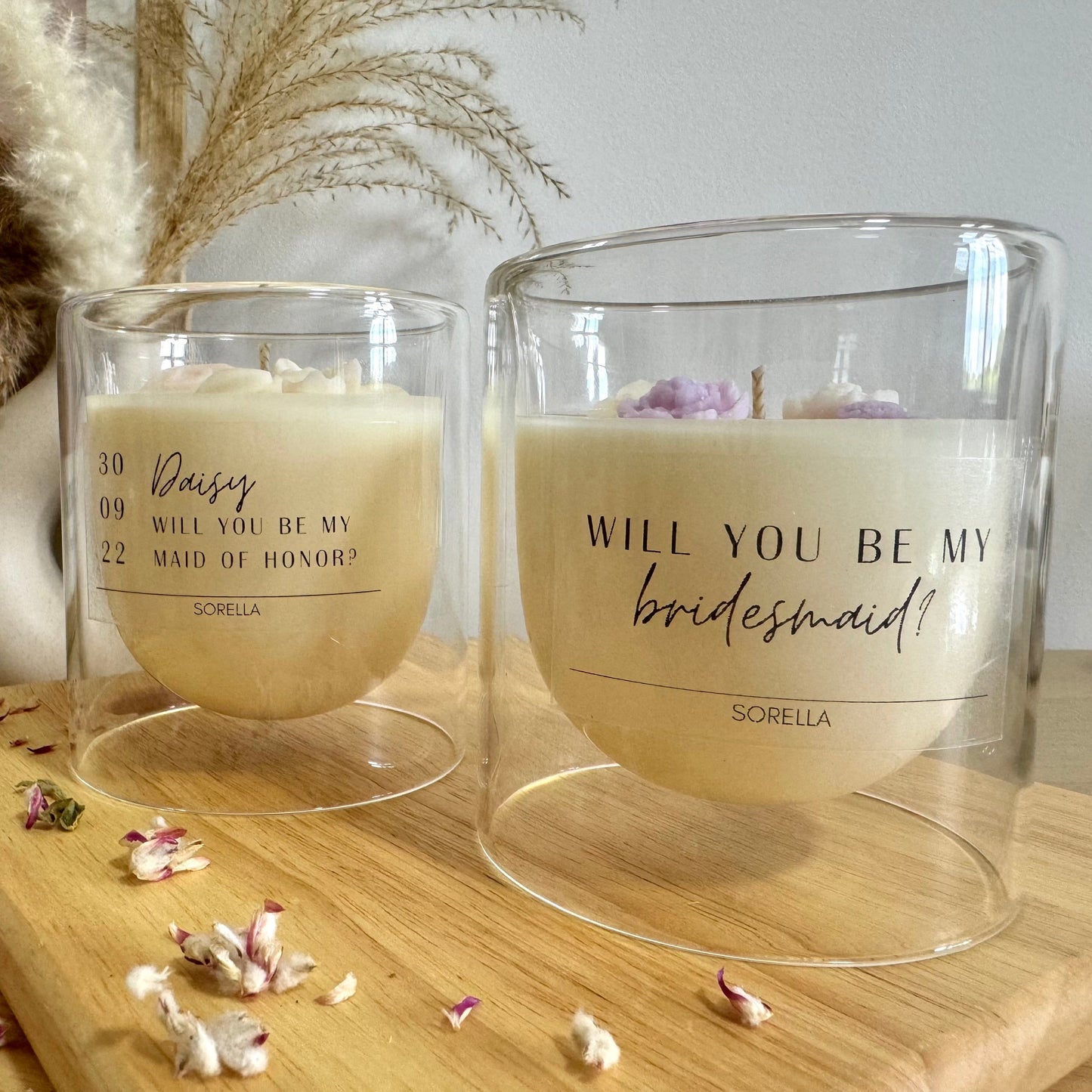 Bridesmaid Dome Candle