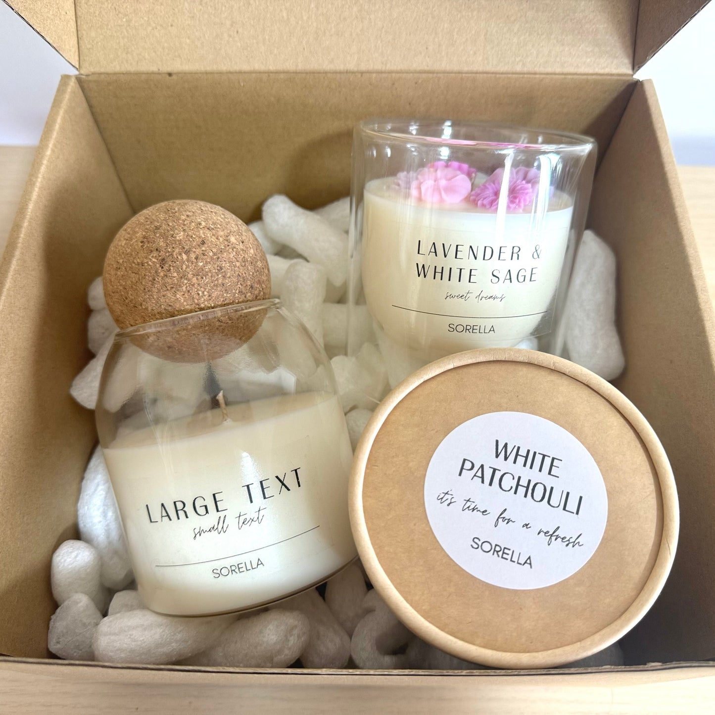 Baby Powder Soy Wax Candle - Cork