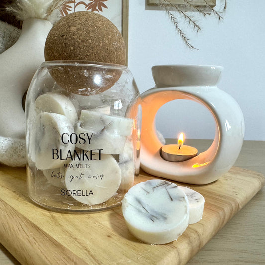 Cosy Blanket Wax Melt Jar