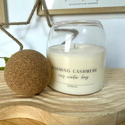 Warming Cashmere Cork Candle