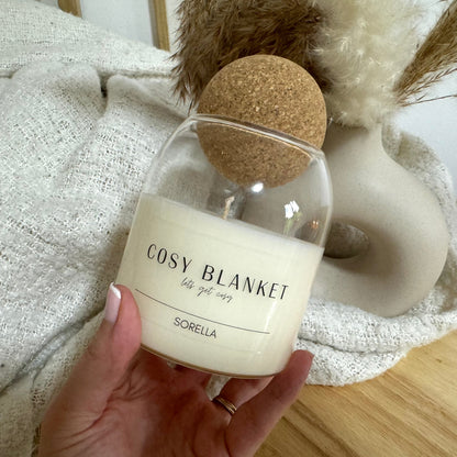 Cosy Blanket Soy Wax Candle - Cork