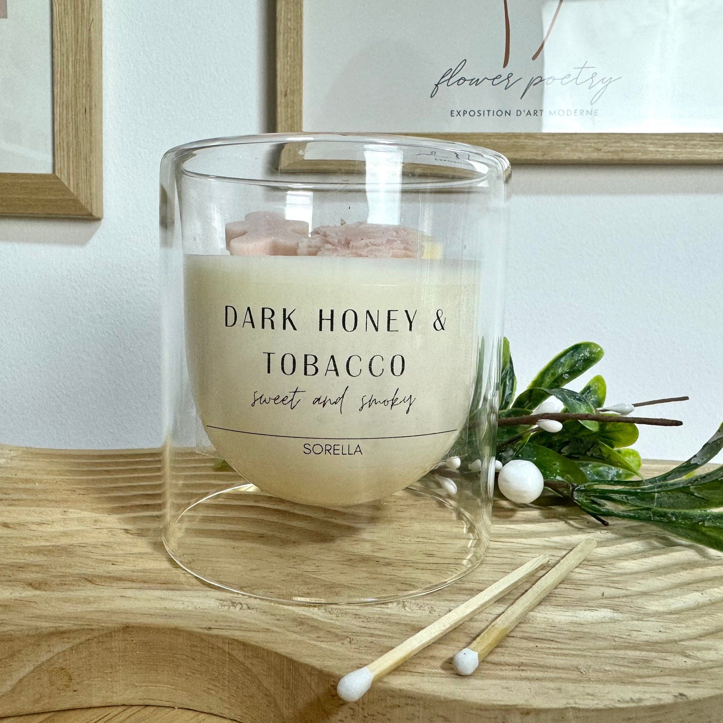 Dark Honey & Tobacco Dome Candle