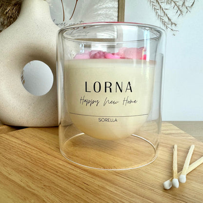 Personalised Dome Candle