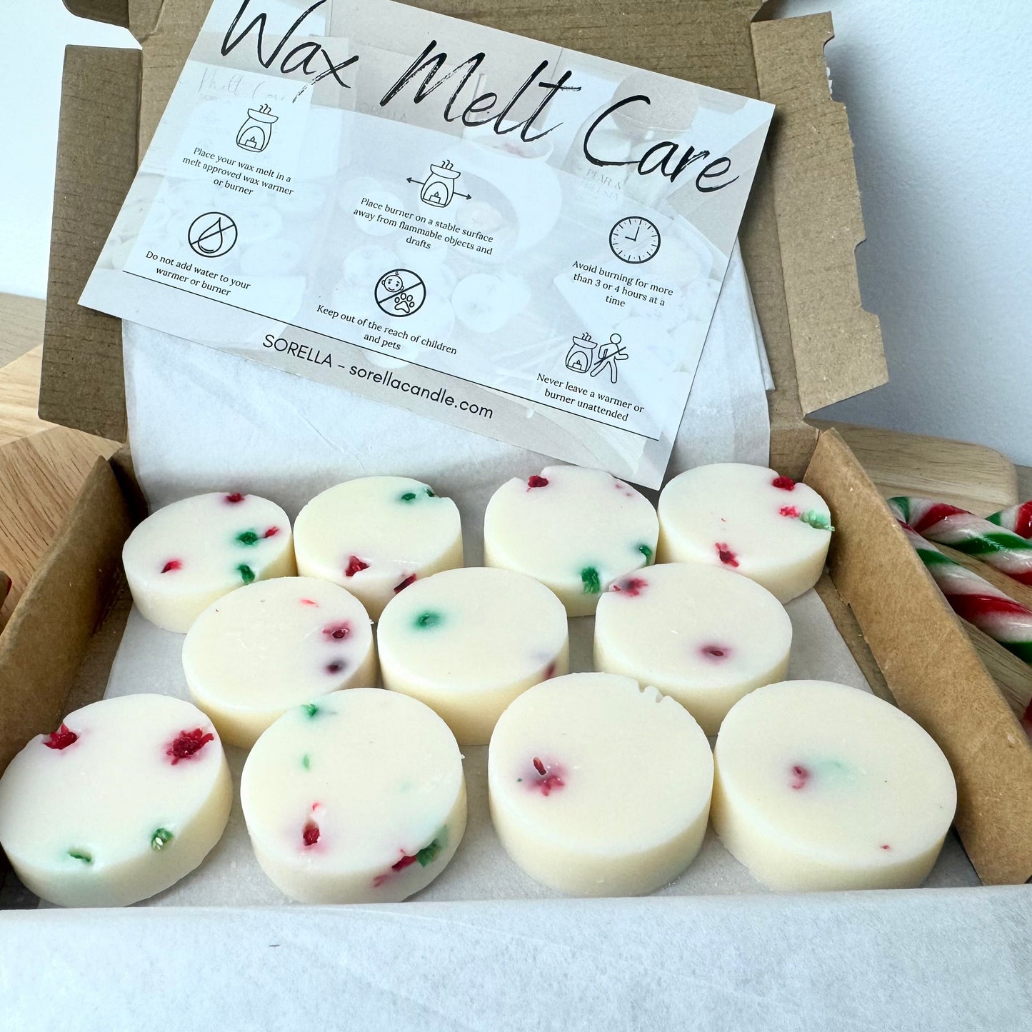 Candy Cane Wax Melts