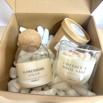 Flowerbomb Soy Wax Candle - Cork