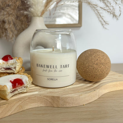 Bakewell Tart Soy Wax Candle - Cork