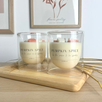 Pumpkin Spice Soy Wax Candle - Dome