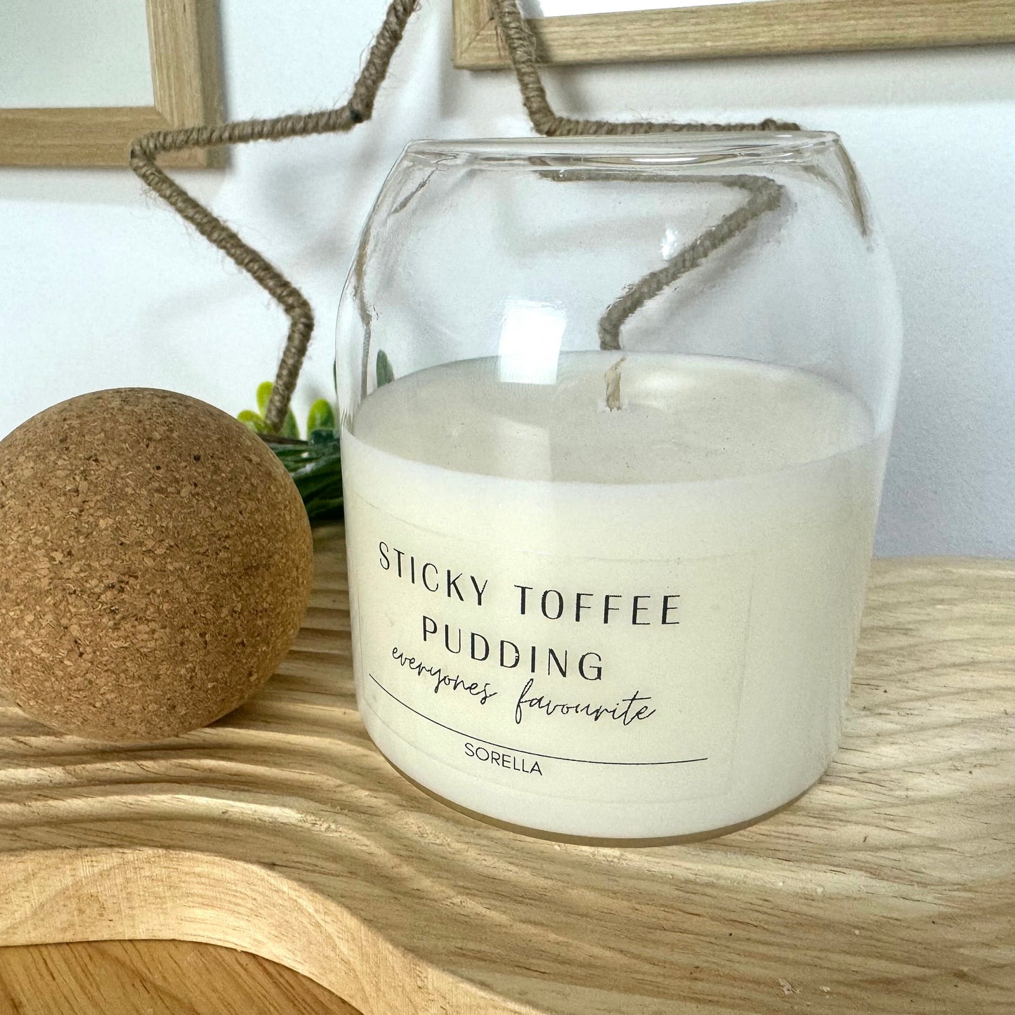 Sticky Toffee Pudding Cork Candle