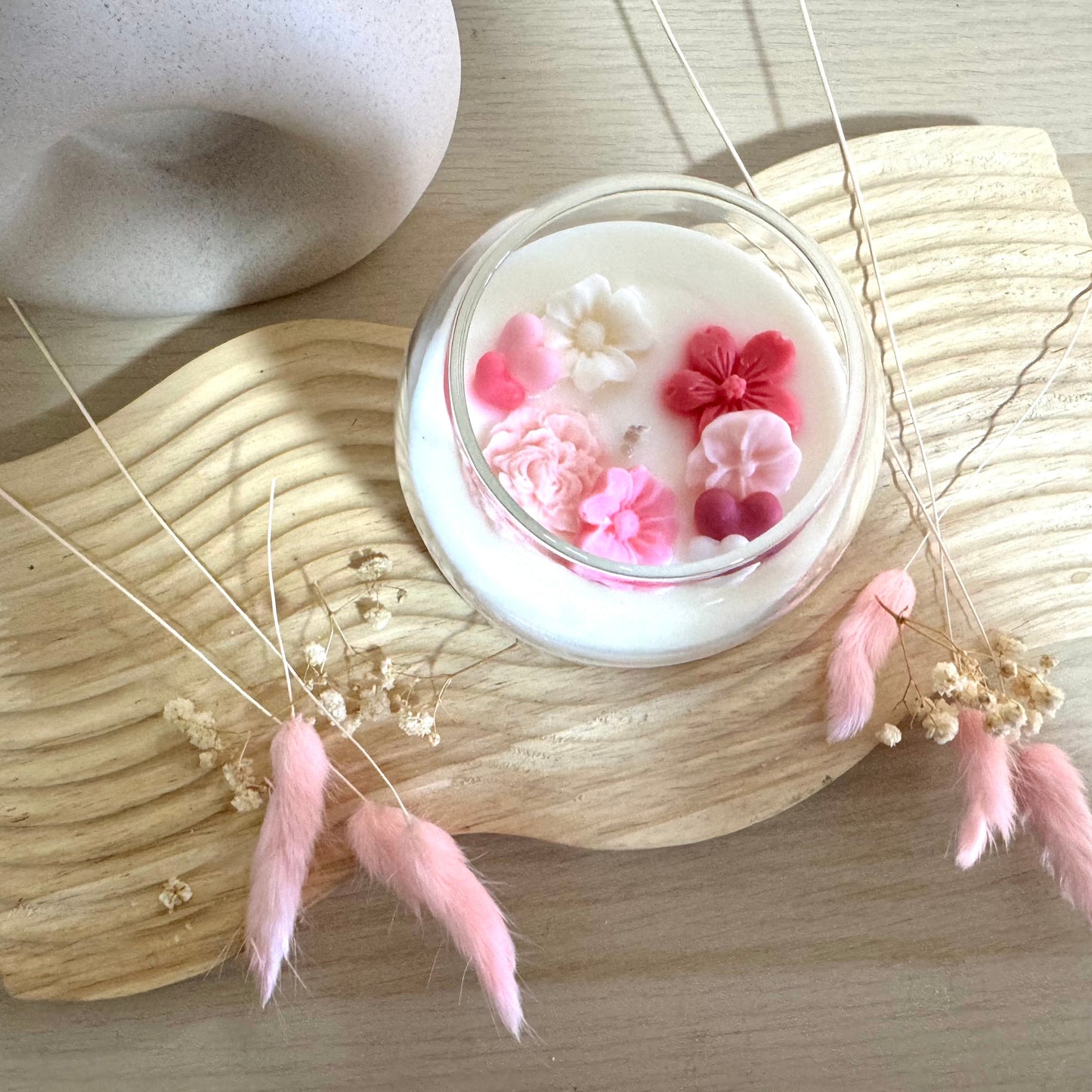 Valentines Day Soy Wax Candle - Cork