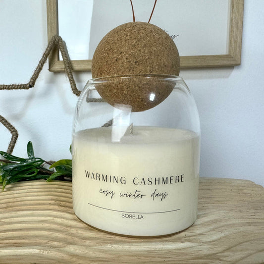 Warming Cashmere Cork Candle