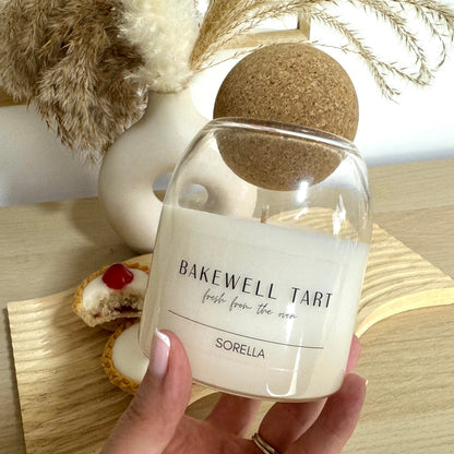 Bakewell Tart Soy Wax Candle - Cork