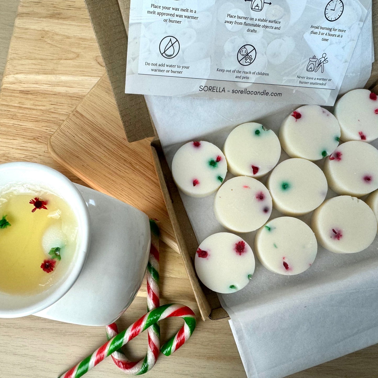 Candy Cane Wax Melts