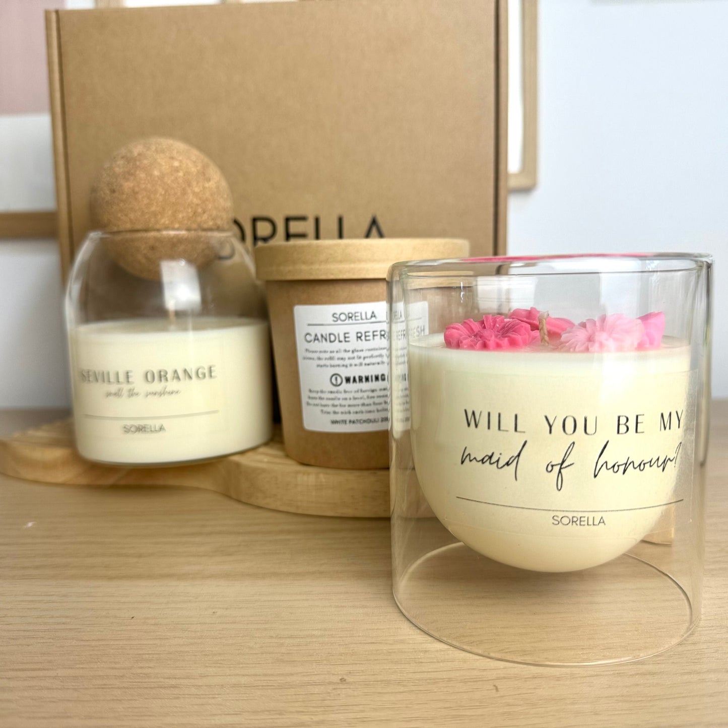 Bridesmaid Dome Candle