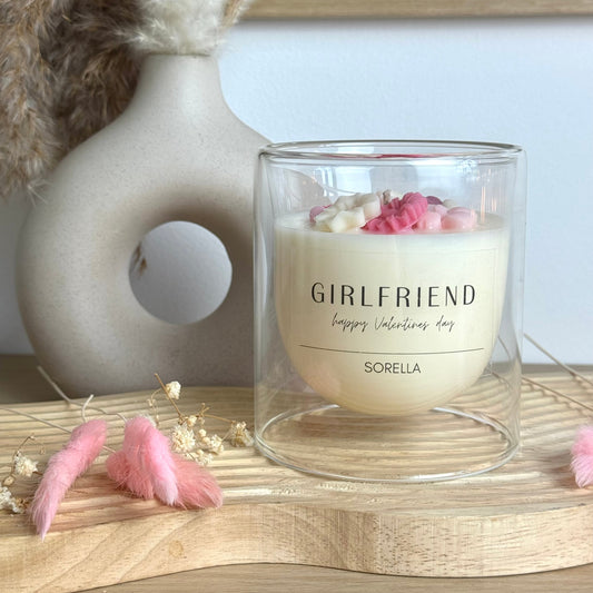 Valentines Day Dome Candle