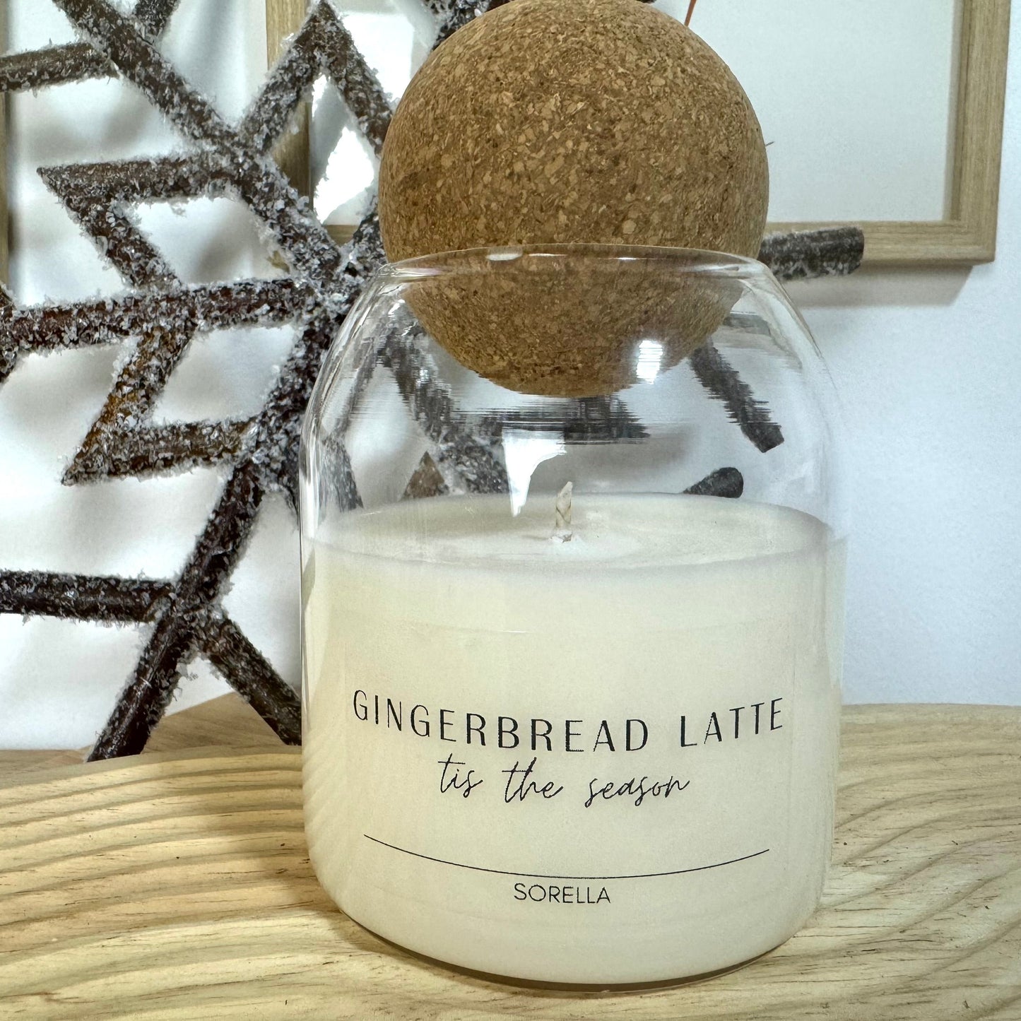 Gingerbread Latte Cork Candle