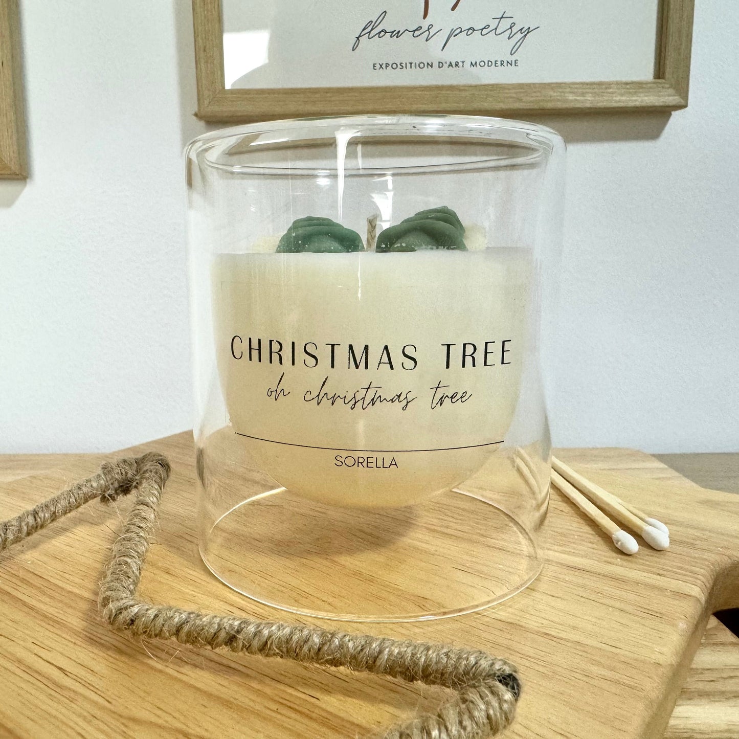 Christmas Tree Dome Candle