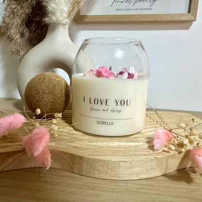 Valentines Day Soy Wax Candle - Cork