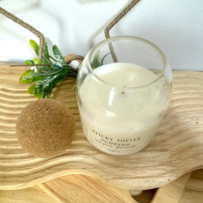 Sticky Toffee Pudding Cork Candle