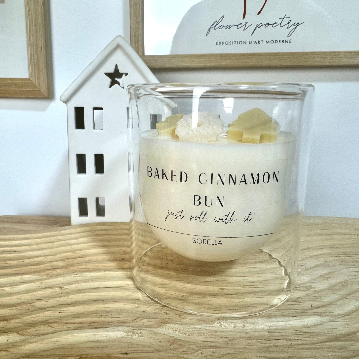 Baked Cinnamon Bun Dome Candle