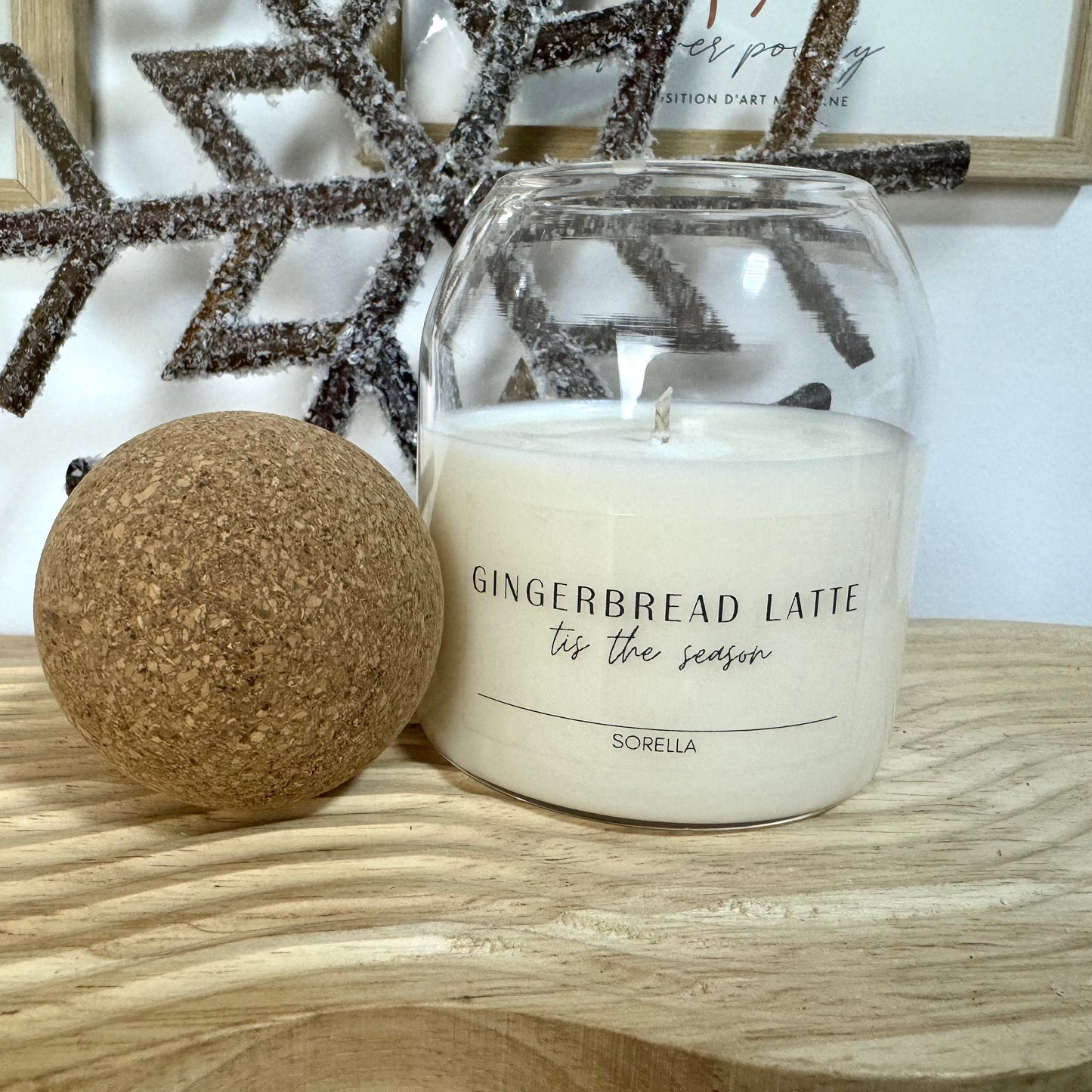 Gingerbread Latte Cork Candle