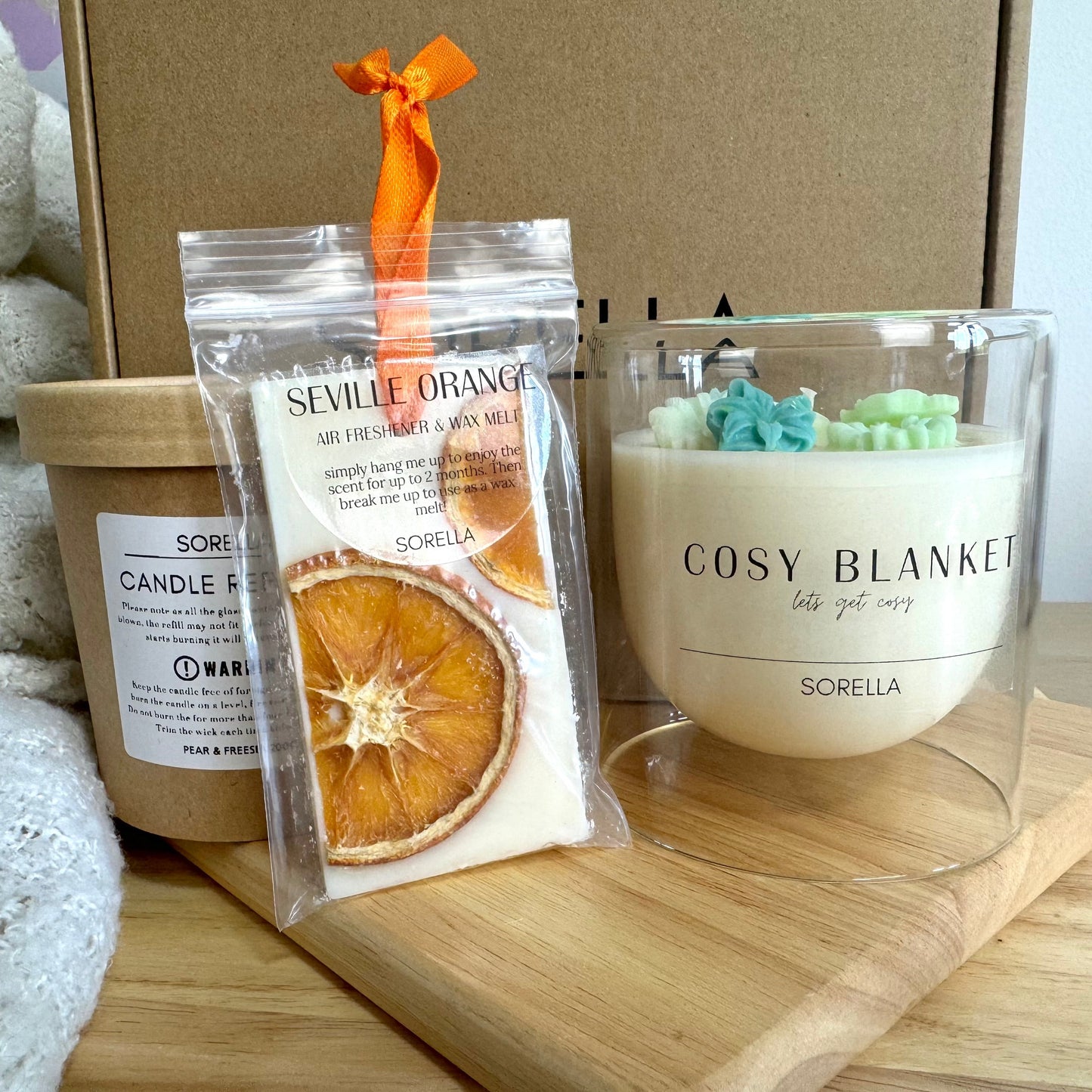 Cosy Blanket Soy Wax Candle - Dome