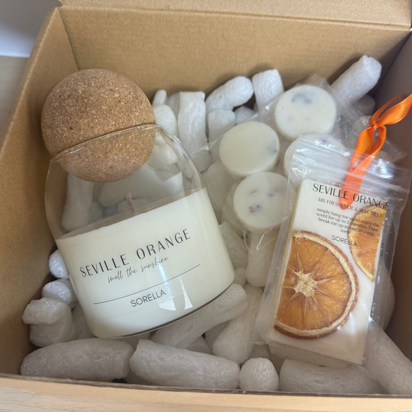 Seville Orange Soy Wax Candle - Cork