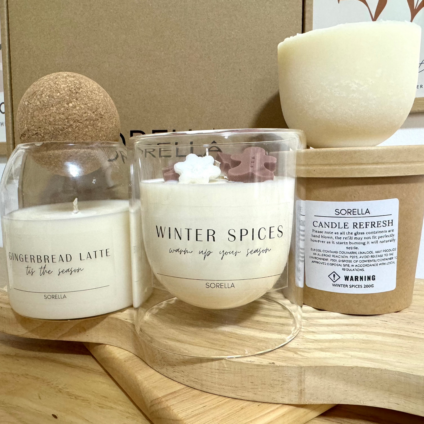 Winter Spices Dome Candle