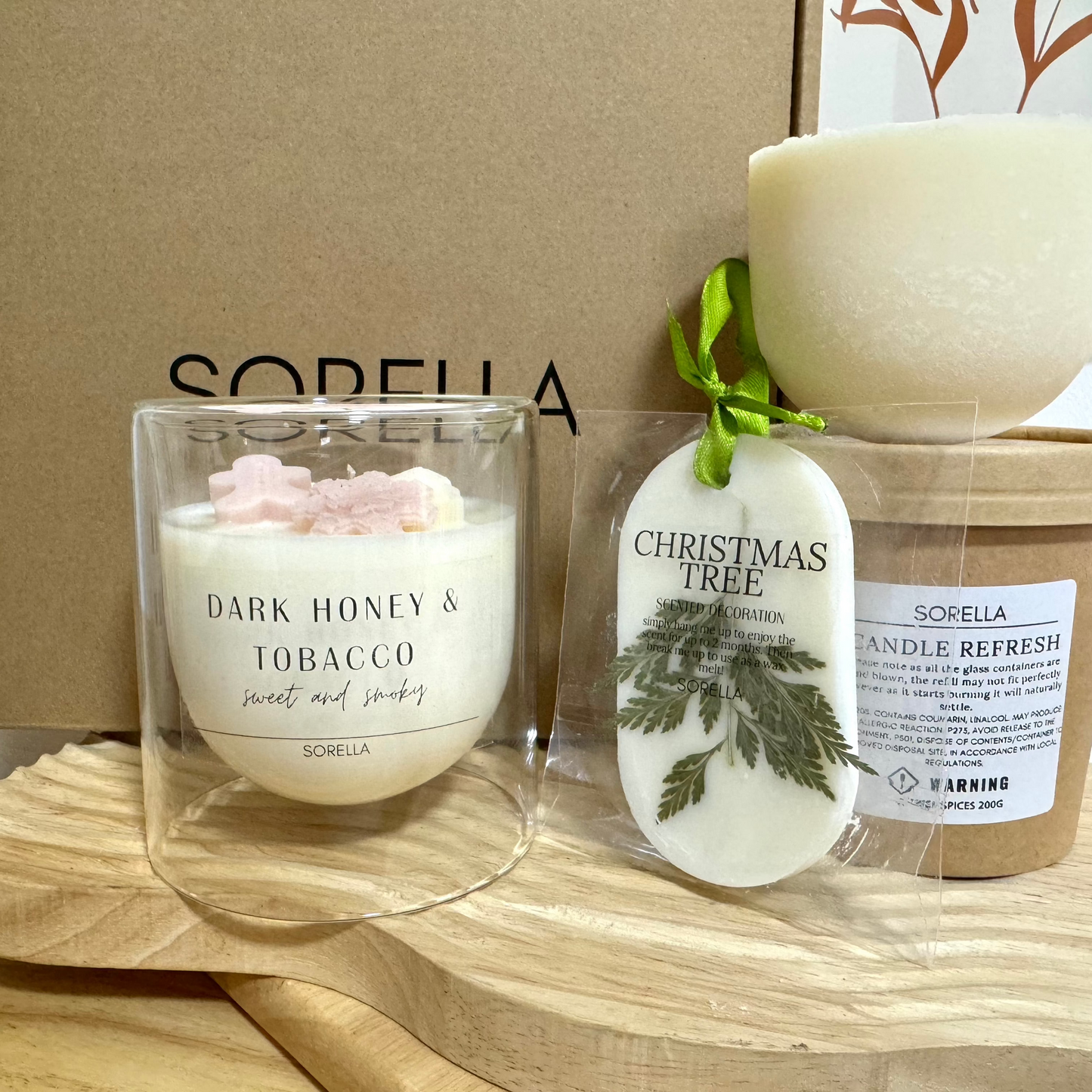 Dark Honey & Tobacco Dome Candle