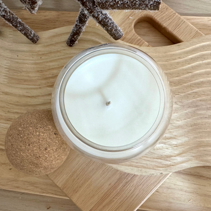 Snow Angel Cork Candle