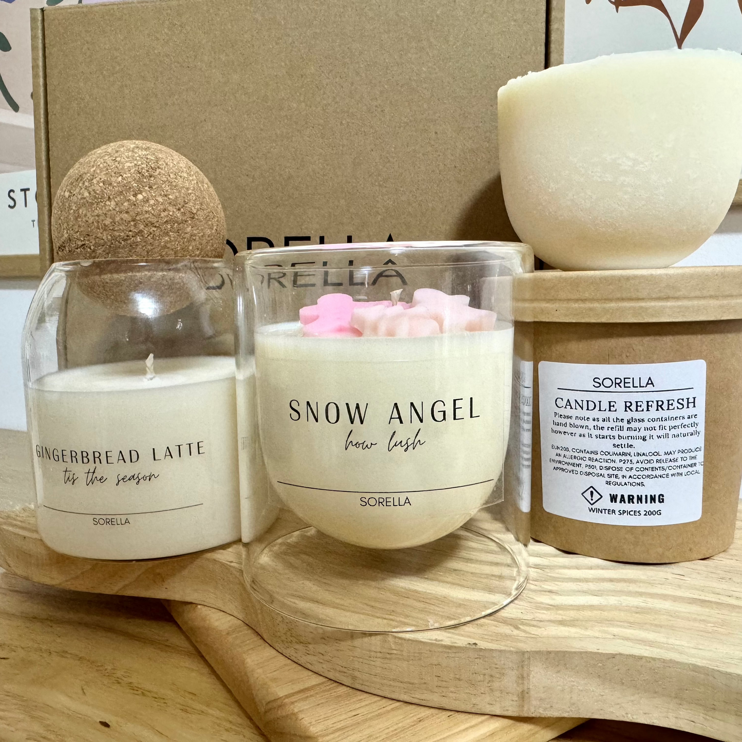 Snow Angel Dome Candle