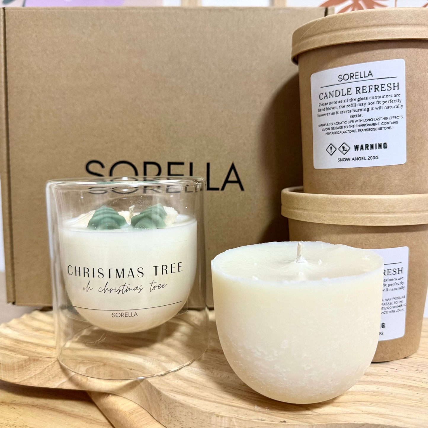 Christmas Tree Dome Candle