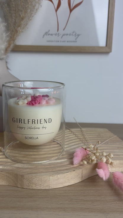 Valentines Day Dome Candle