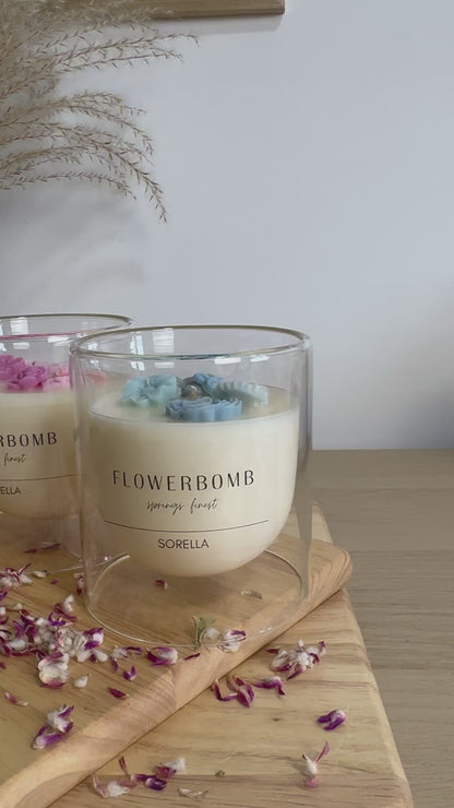 Flowerbomb Soy Wax Candle - Dome